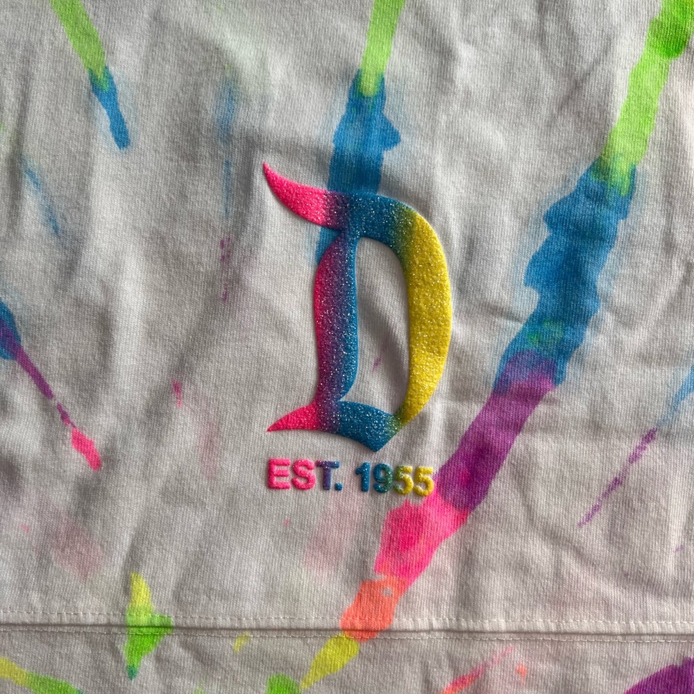 Disneyland Neon Splatter Womens Spirit Jersey XS - Picture 6 of 7